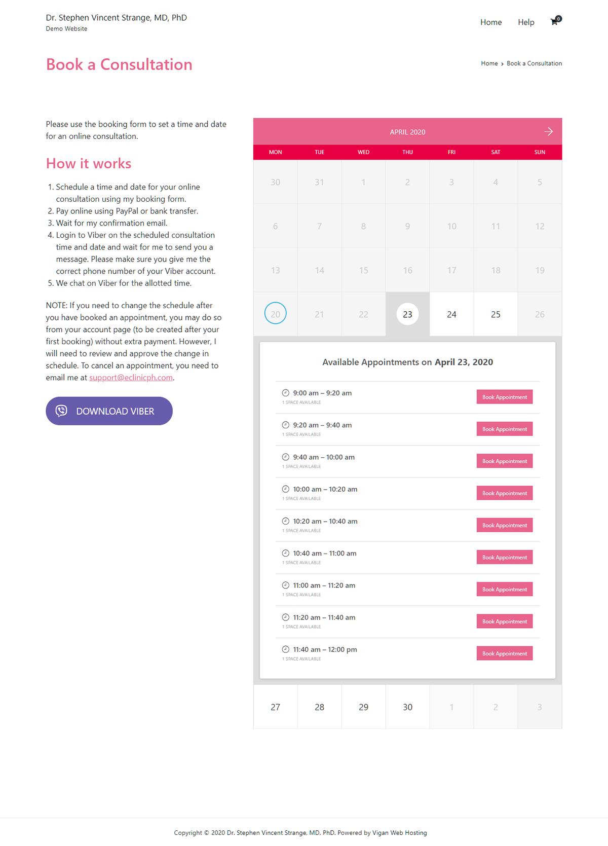 Online Clinic Booking — online clinic booking 02