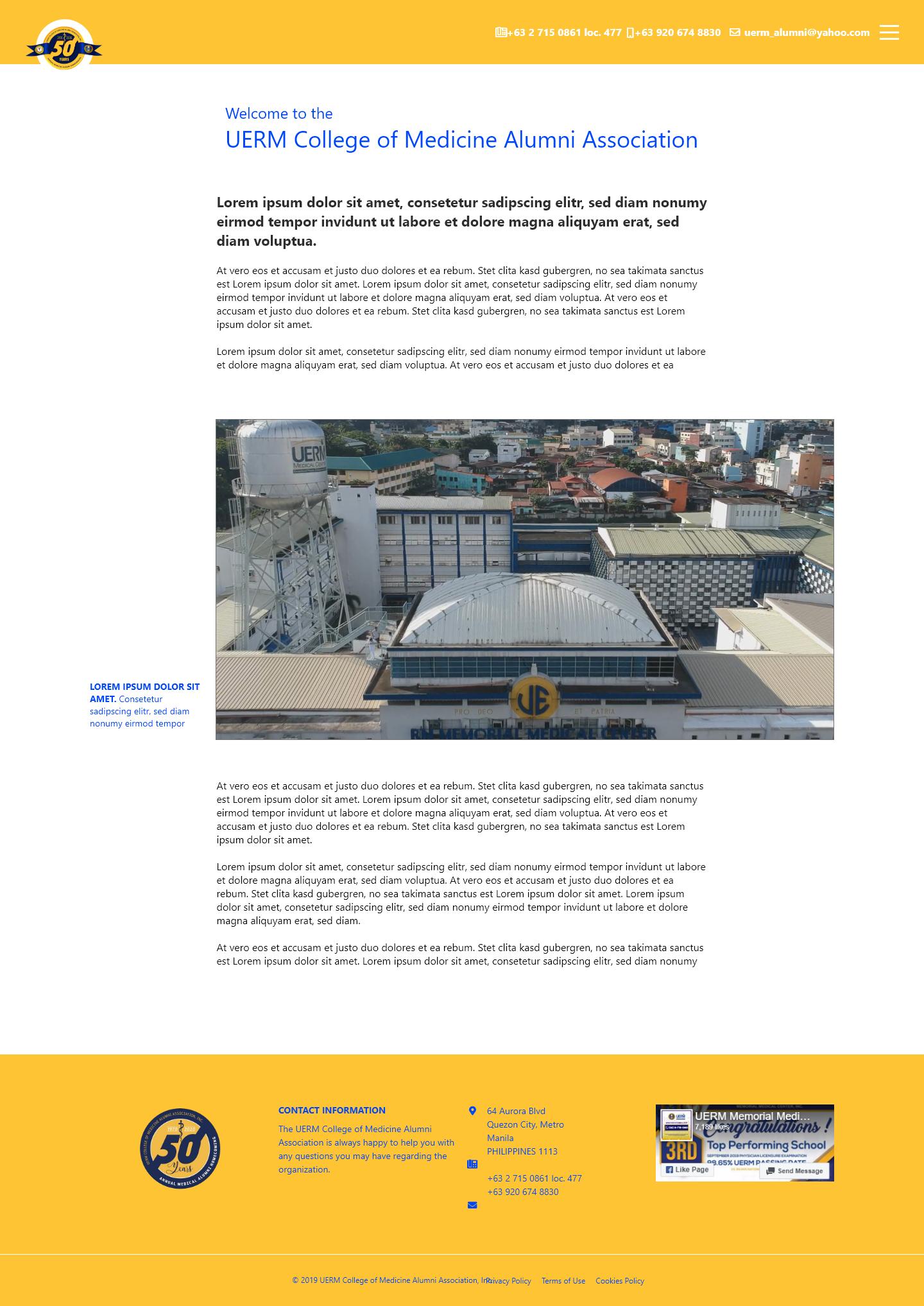 UERMCMAA Alumni Website — uermcmaa alumni website 03